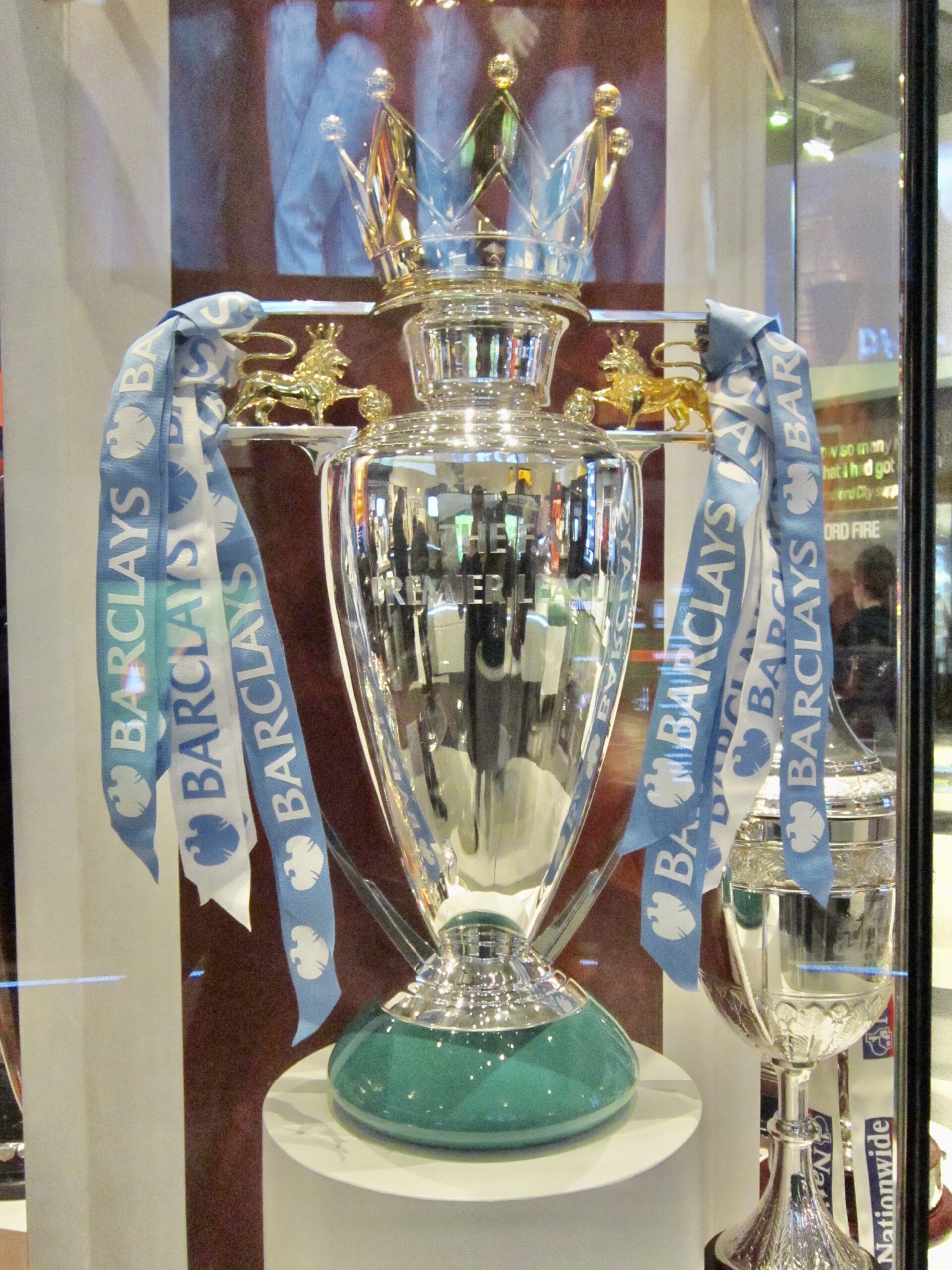 Premier League Trophy at Manchesters National Football Museum Ank Kumar 02 scaled